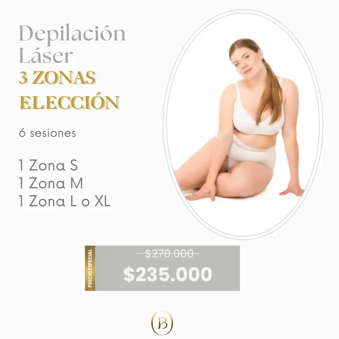 Depilacion Laser 3 ZONAS